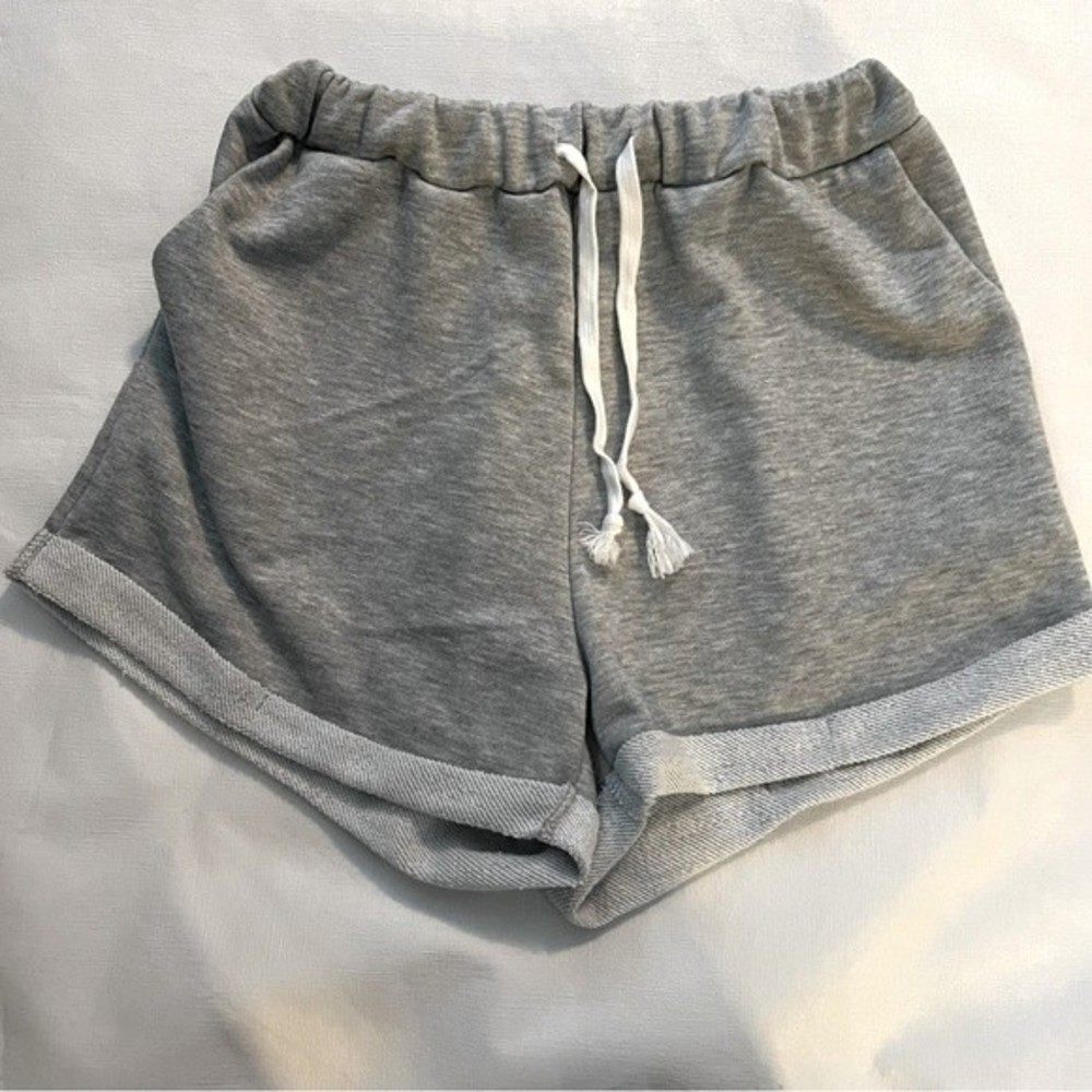 Shein Women’s Drawstring sweat shorts Size S Grey